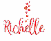 Richelle with Hearts