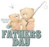 FATHERS DAY, TEDDY BEAR, FISHING, TEXT