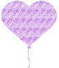 heart-shaped balloon with little hearts