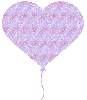 heart-shaped balloon with little hearts