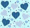 Turquoise heart background