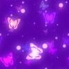 Purple Background with butterflies