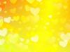 YELLOW HEART PATTERNED BACKGROUND