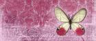 Burgandy Page Of Text With Butterfly On It (BANNER)