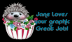 Hedgehog - Jane loves your graphic