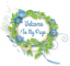Welcome to my page, WREATH, BLUE, TEXT