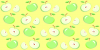 YELLOW BACKGROUND WITH GREEN APPLES