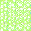 LIME BACKGROUND WITH WHITE FLOWERS & MUSIC NOTES