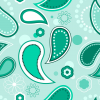 LIGHT TURQUOISE BACKGROUND WITH UNIQUE PATTERN