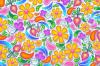 BRIGHT FLORAL NEON BACKGROUND