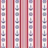 Red Striped Nautical Background