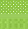 LIME GREEN PATTERNED BACKGROUND WITH WHITE POLKA DOTS