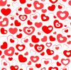 RED HEART on WHITE BACKGROUND