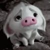 anime sad pig