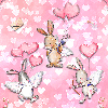 Bunny love Seamless Bg