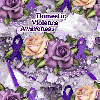 Domestic Violence Awareness Seamless Background