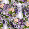 Lavender Spring Seamless Background