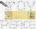Pencil Revolution In Gold Scrabble Tiles 