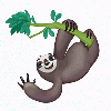 waving sloth