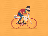 male cyclist