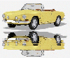 yellow cabrio