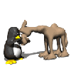 camel and penguin