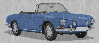 blue cabrio