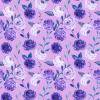 Purple Floral Seamless Background