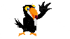 waving toucan