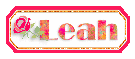 Colorful Name- Leah