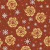 Flowers & Snowflakes Background