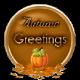 Autumn Button - Greetings