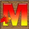 Autumn Sticker - M for Mel