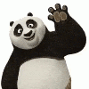 waving panda