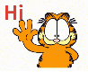 waving Garfield
