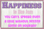 Happiness is like Jam