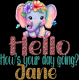 Cute Elephant - Hello - jane