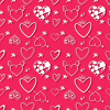 Pink  Hearts background