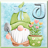 Spring Gnome Sticker - J