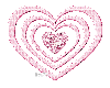 Pink Diamond Triple Heart