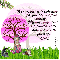 Mel - Clarity - Pink Tree - Butterflies