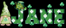 St. Patrick's Day Name - Jane