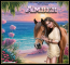 Brunette with horse on Beach - Amber