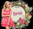 Blonde in pink dress - Bren