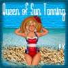 Queen of Sun tanning Stamp