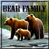 Bear Family Sticker