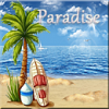 Paradise Sticker