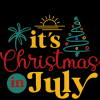 Christmas in July Background
