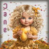 Cute Blonde Sticker - Jane