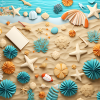 Seashells background